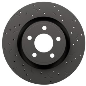 Jeep Wrangler Brake Rotors (2) - Front - Hawk Performance - Talon Cross Drilled And Slotted - `18-`20